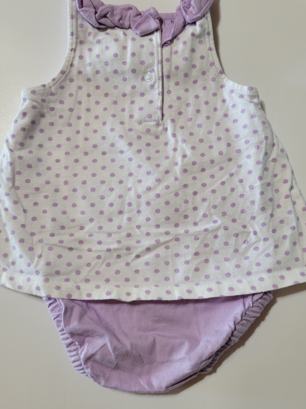 Koala Baby 0-3M Baby Girl Romper Dress Bundle Polka Dot Ladybug Fish Outfit Set - Picture 10 of 12